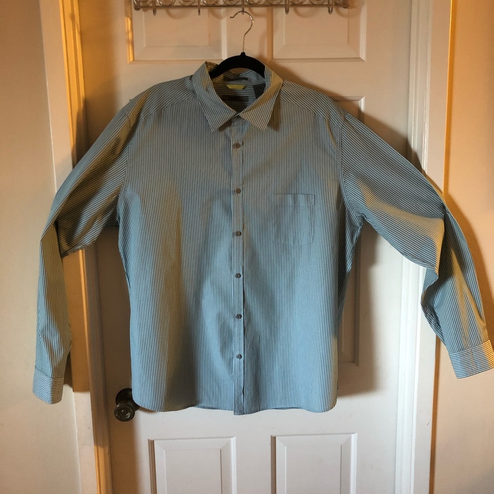 DKNY long sleeved button down men’s shirt